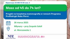 Bezpłatne badania mammograficzne.