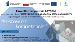 Zaproszenie do udziału w projekcie "Postaw na kompetencje".