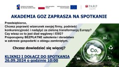 Zaproszenie do udziłu w projekcie Akademii GOZ.