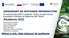 Zaproszenie do udziłu w projekcie Akademii GOZ.