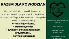 Zbiórka dla powodzian.