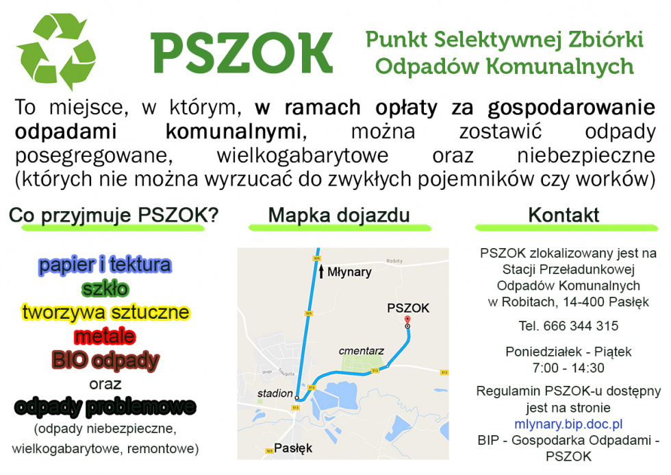 PSZOK - Punkt Selektywej Zbiórki Odpadów Komunalnych