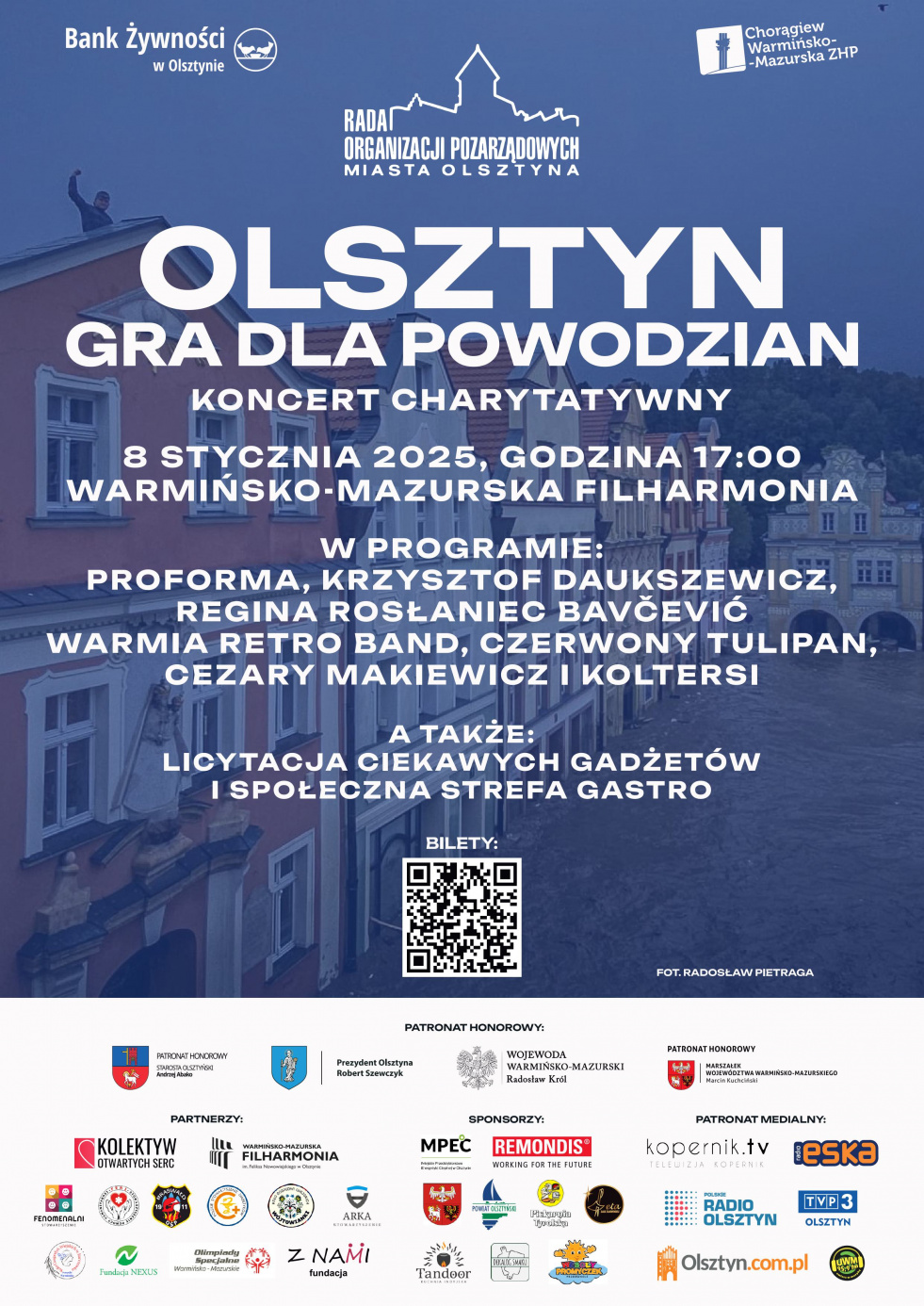 Charytatywny koncert "Olsztyn gra dla powodzian".