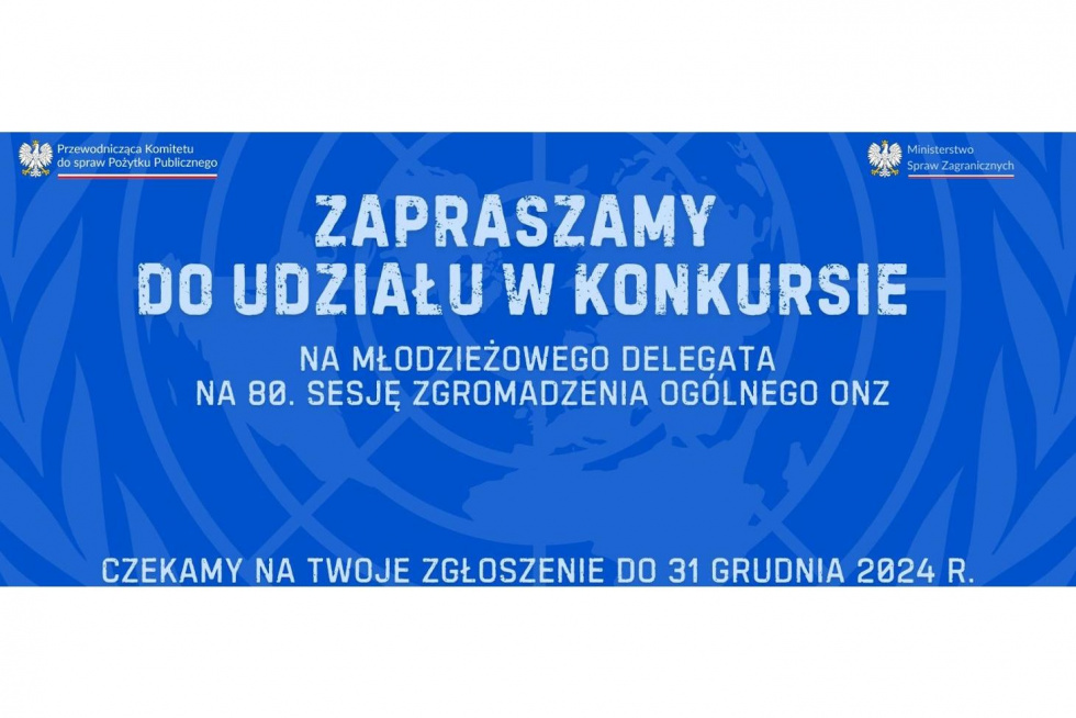 Konkurs na Młodzieżowego Delegata RP.